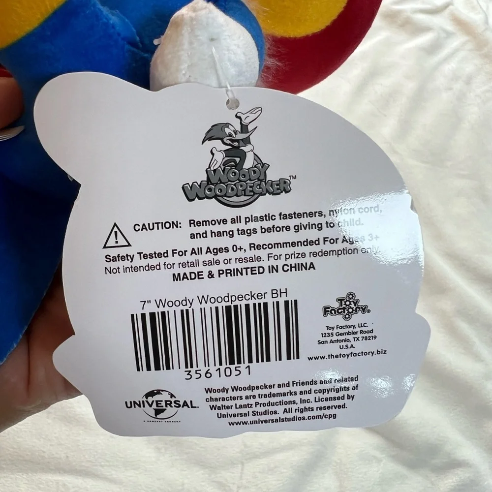 Woody Woodpecker Soft Toy -‎ PortAventura® 10”